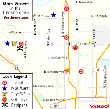 Stores in Fresno